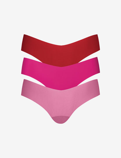 Invisible Rib One Size Thong 3-Pack - Womens Commando
