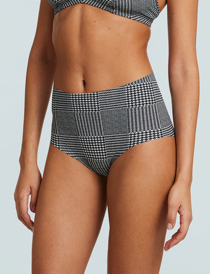 Classic Print High Rise Bikini - Womens Commando