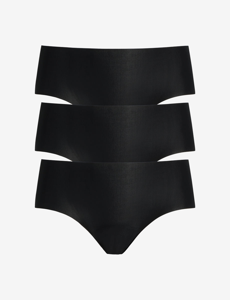 Invisible Rib One Size Bikini 3-Pack - Womens Commando