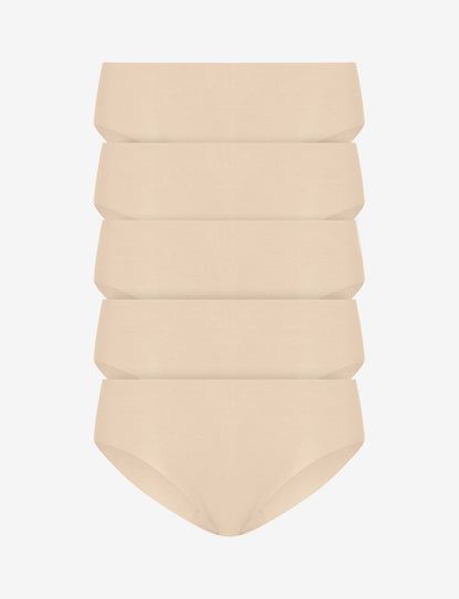 Classic Solid Bikini 5-Pack - Womens Commando