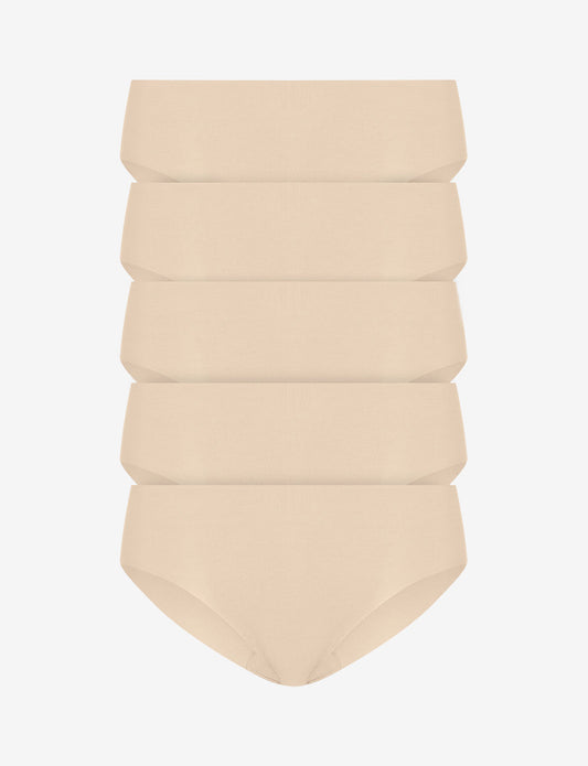 Classic Solid Bikini 5-Pack - Womens Commando