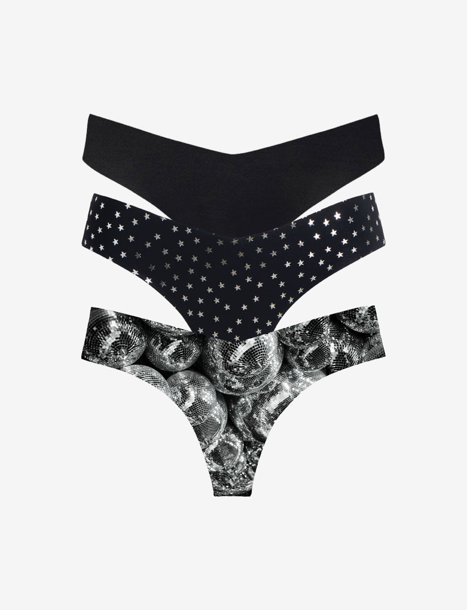 Classic Print Thong 3-Pack - Womens Commando