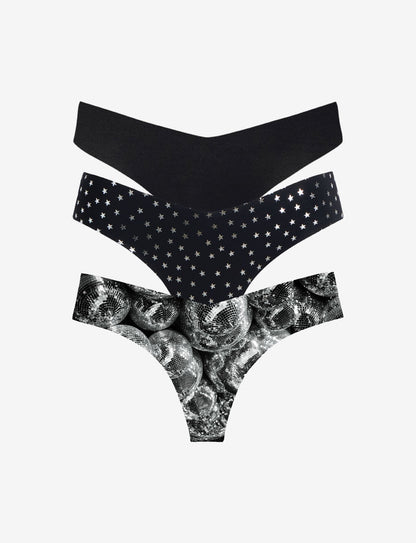 Classic Print Thong 3-Pack - Womens Commando