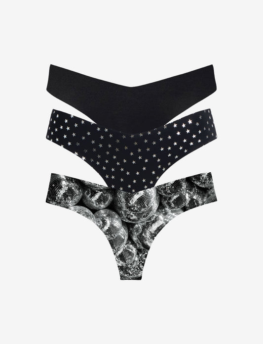 Classic Print Thong 3-Pack - Womens Commando