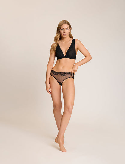 Double Take Lace Plunge Underwire Bra - Womens Commando