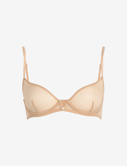 Invisible Lift Plunge Underwire Demi Cup Bra - Womens Commando