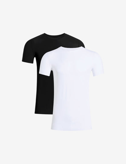 Classic Crewneck Undershirt 2-Pack - Mens Commando