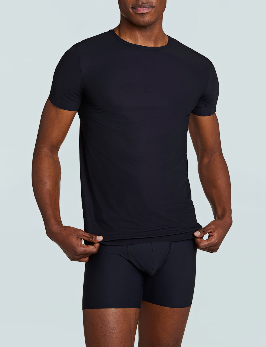 Classic Crewneck Undershirt 2-Pack - Mens Commando