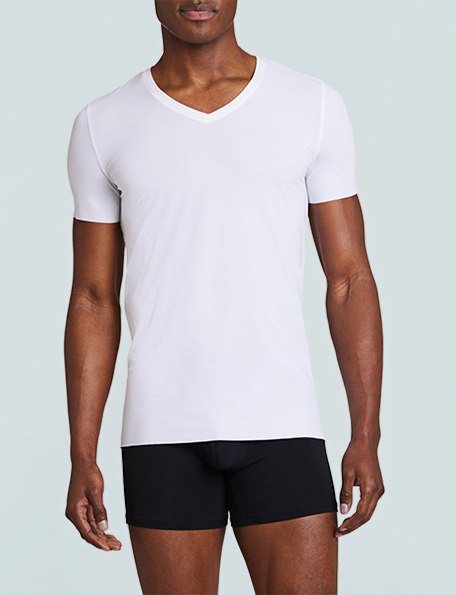 Classic V-Neck Undershirt 2-Pack - Mens Commando