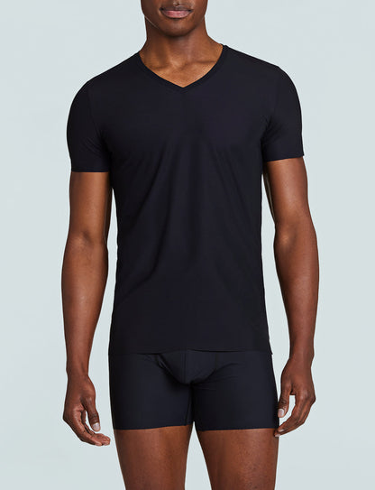 Classic V-Neck Undershirt 2-Pack - Mens Commando