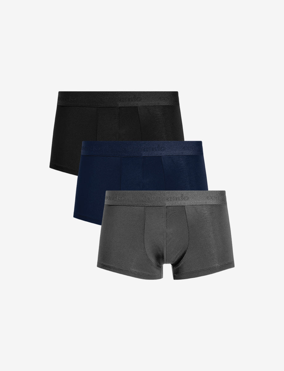 Essential Modal Modern Fit Trunk 3-Pack - Mens Commando