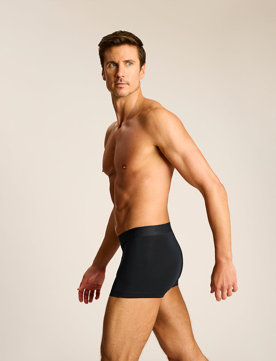 Essential Modal Relaxed Fit Trunk with Fly 3-Pack - Mens Commando